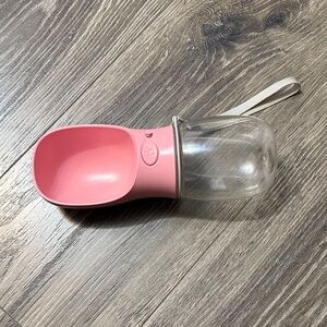 Pink Portable Pet Water Bottle